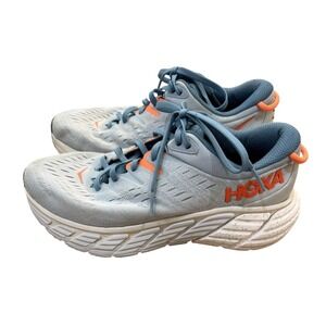 Hoka Gaviota 4 Running Shoes Blue Orange Stability Sneakers Size 7.5